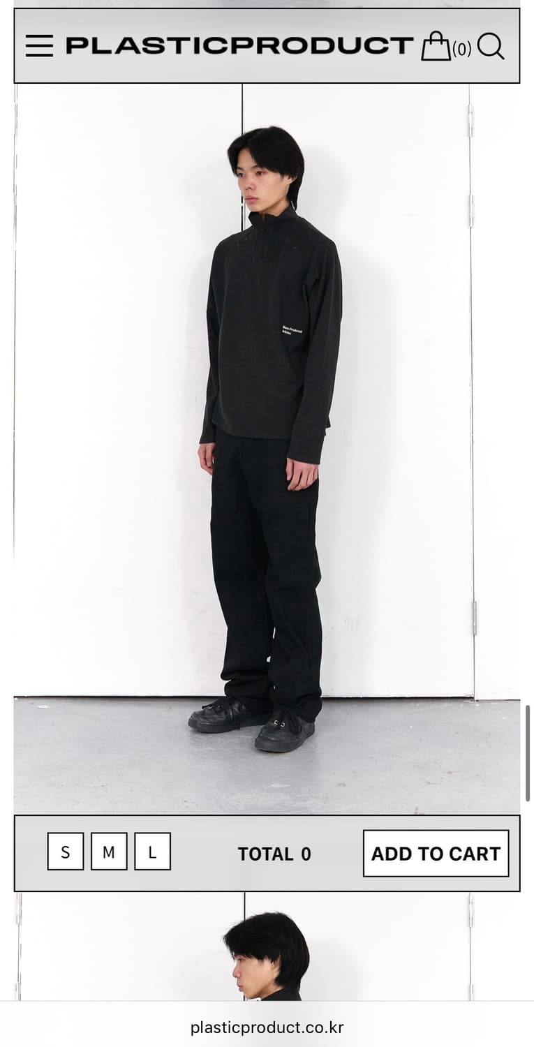 MPa THERMAL HALF ZIP (GRAPHITE) L 상품이미지1