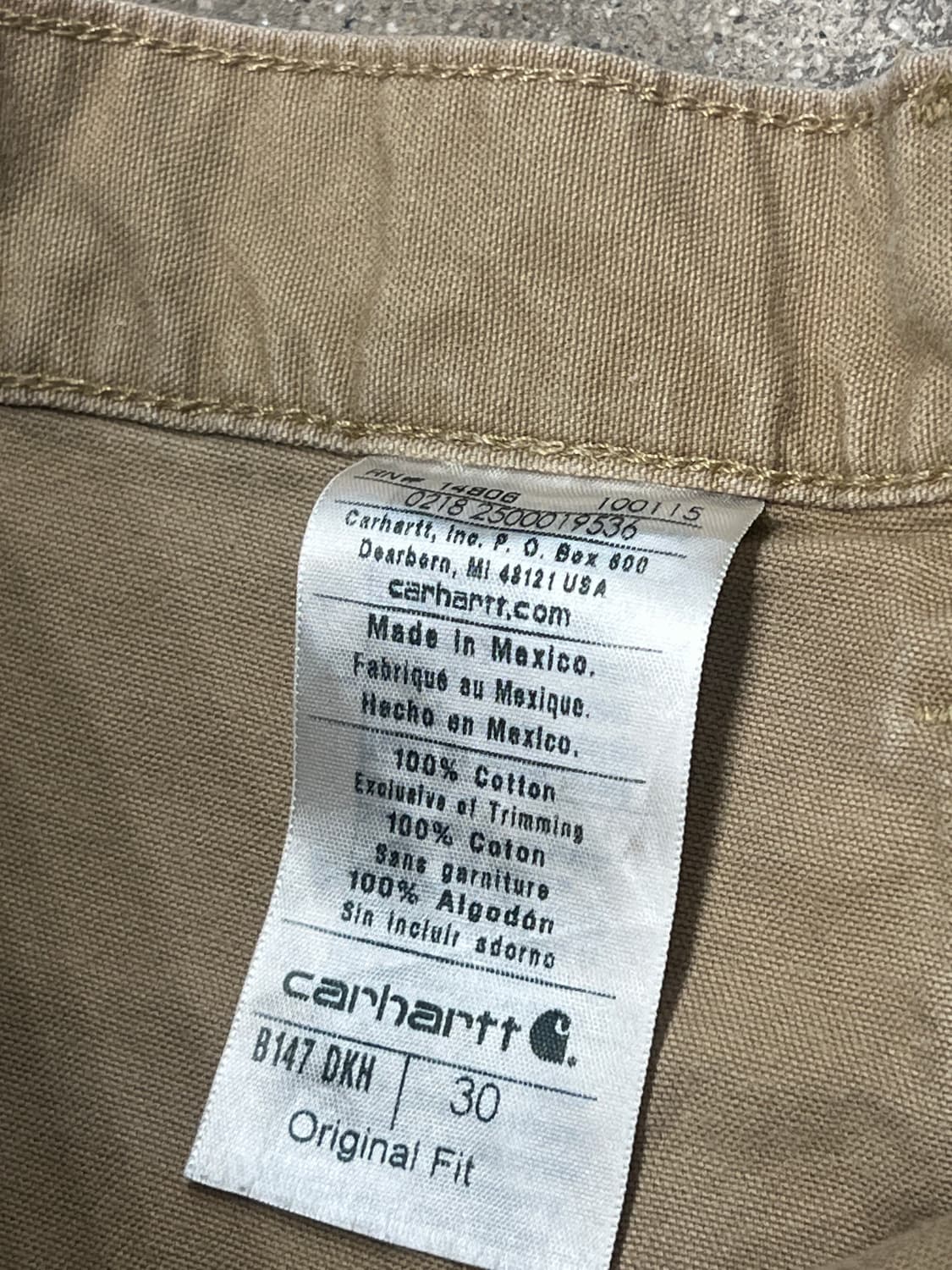 칼하트 반바지 B147 DKH 상품이미지3