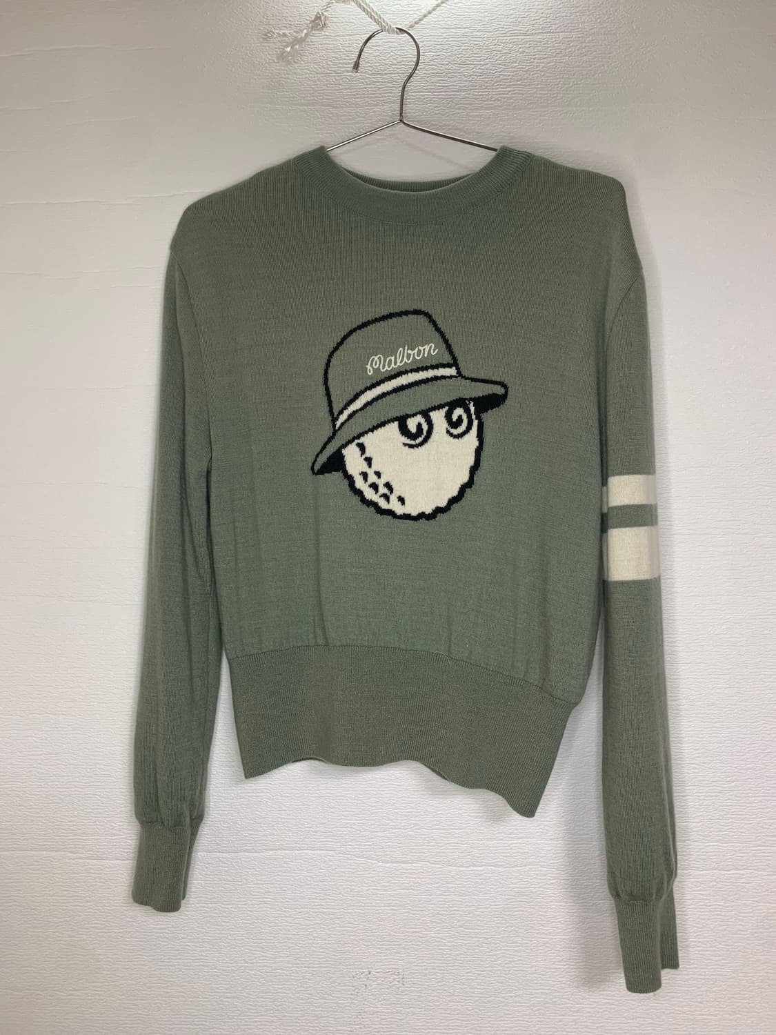 말본 골프 니트 스웨터 그린 s 상품이미지1