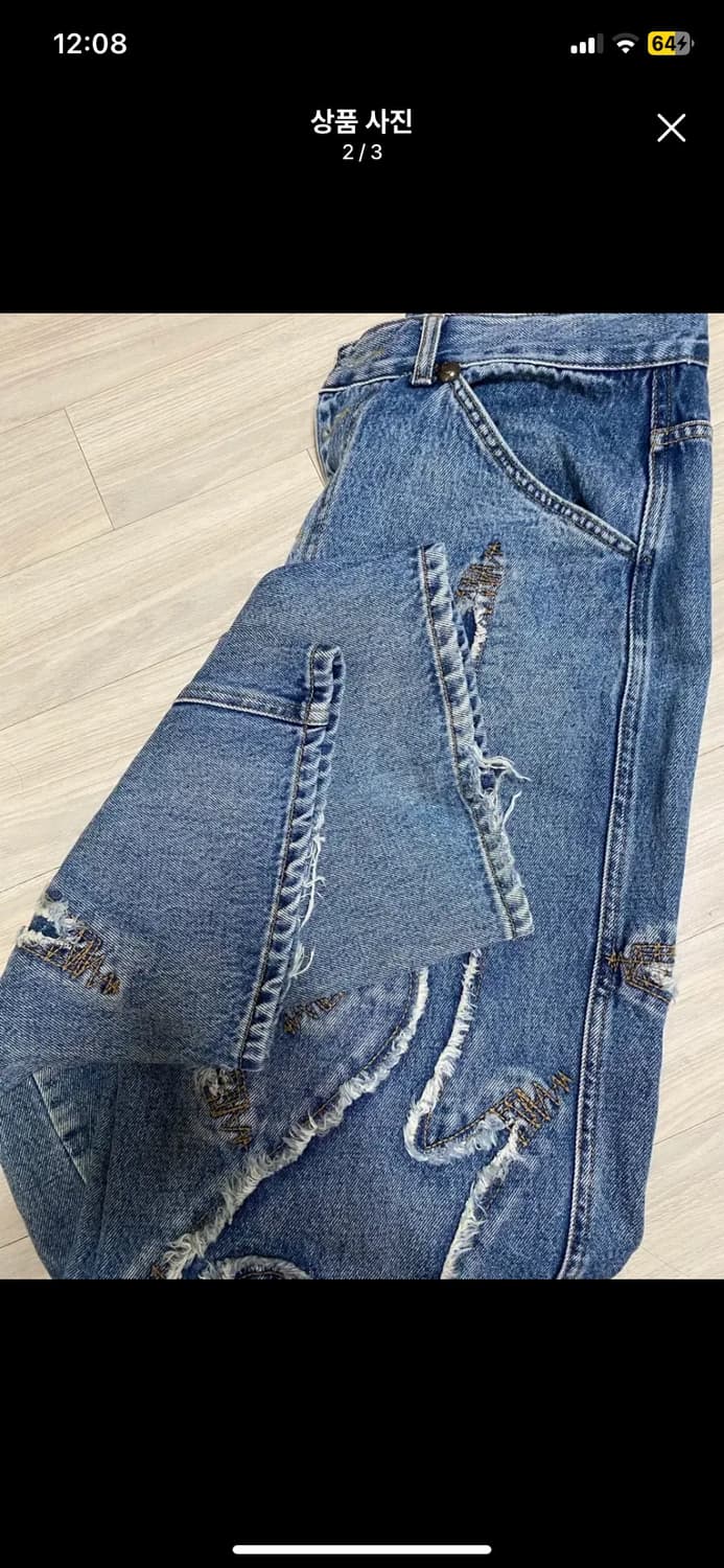 떠그클럽 트라이벌 청 2사이즈 상품이미지2