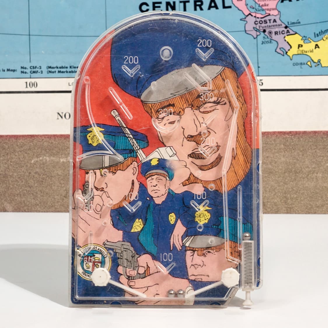 빈티지 소품 미국 LA경찰 핀볼게임 상품이미지1