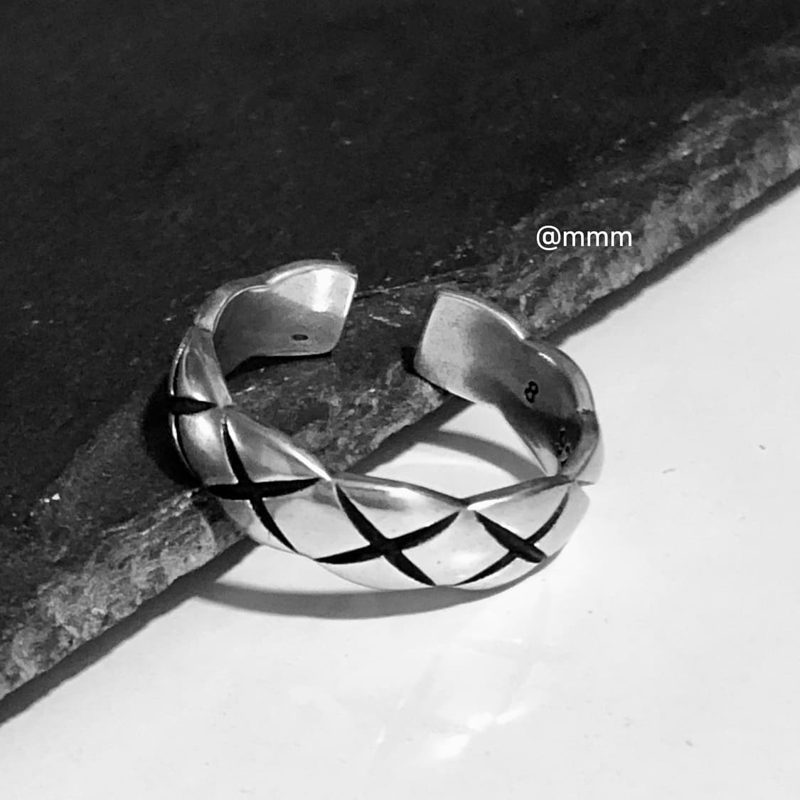 크러쉬 엠보2 반지 오픈링 상품이미지5