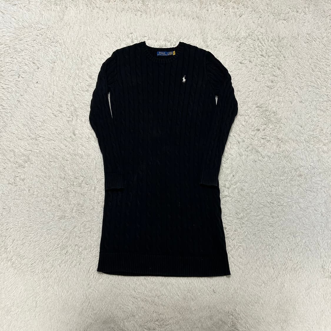 Polo Cable Knit One-piece 상품이미지4