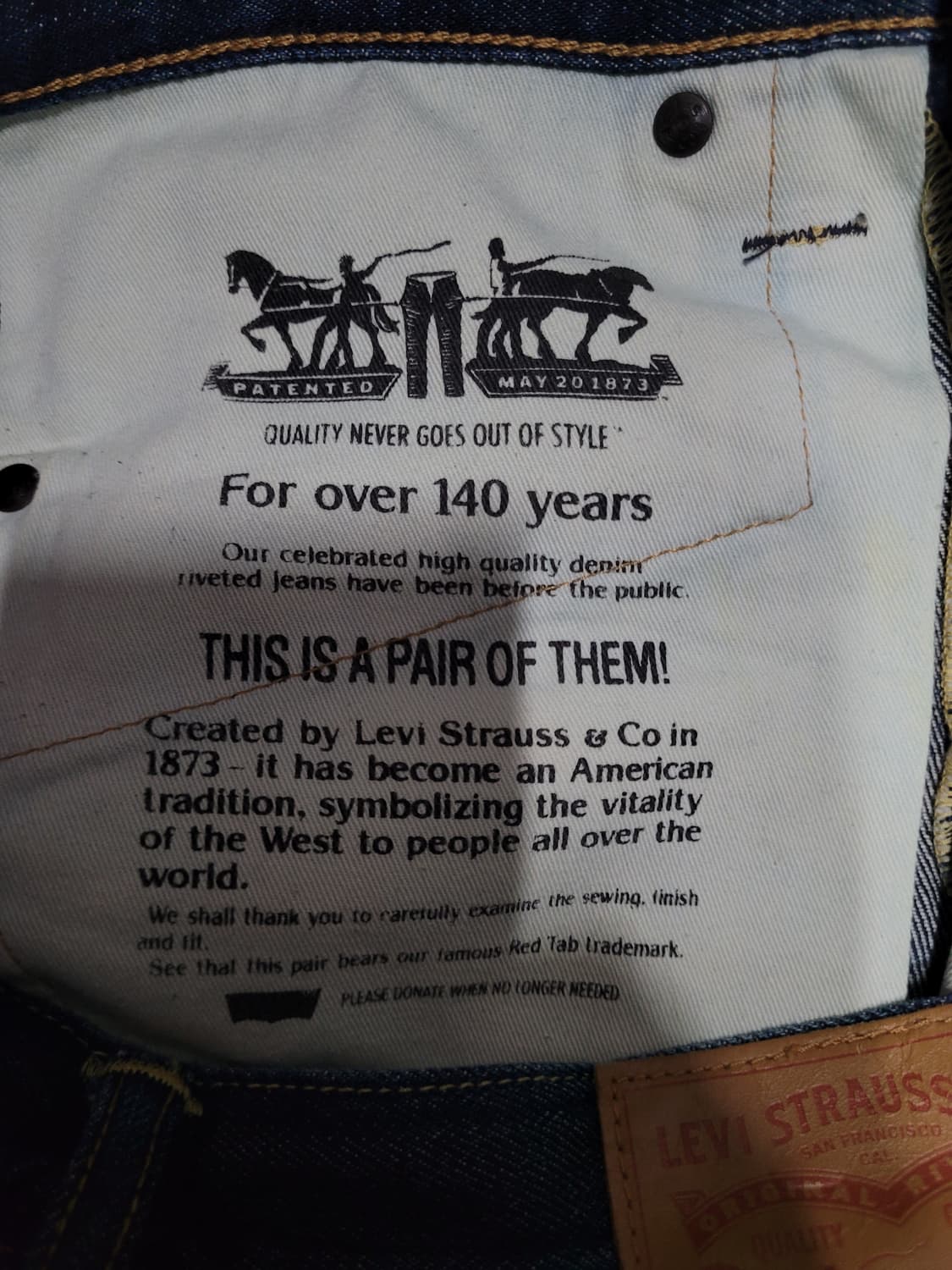 LEVI'S 리바이스 511 셀비지 데님팬츠  상품이미지9