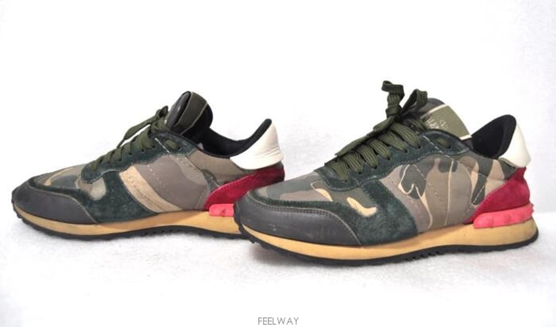 발렌티노/여성락스터디카모플라쥬스니커즈(사이즈240)정품 상품이미지4