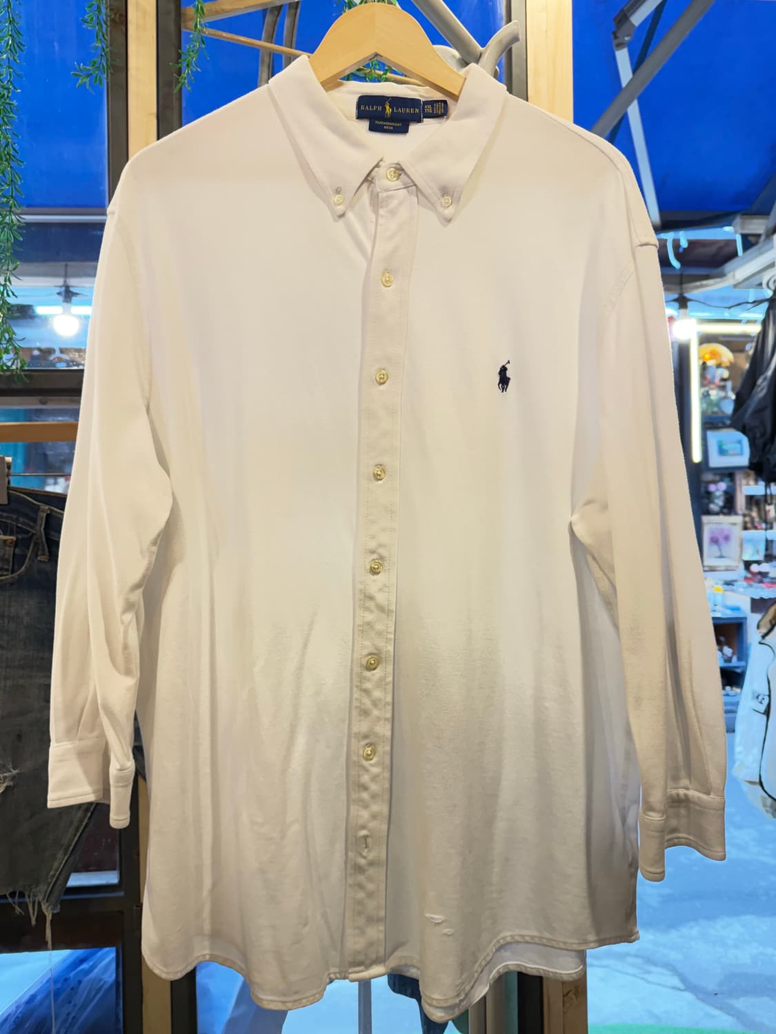 폴로 랄프로렌 네이비포니 화이트 옥스포드 셔츠 상품이미지1