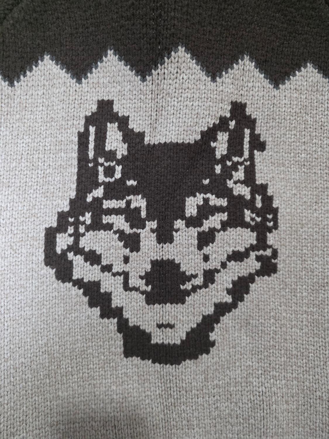 수아레 워셔블 코위친 니트 L 울프🐺 배송가능 📦 상품이미지6