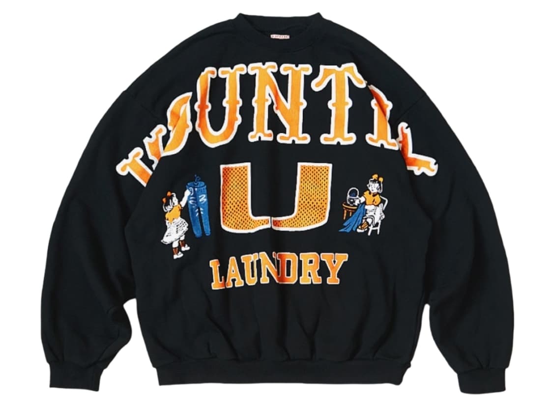 캐피탈 30 플리스 빅 스웨트셔츠 블랙 상품이미지1