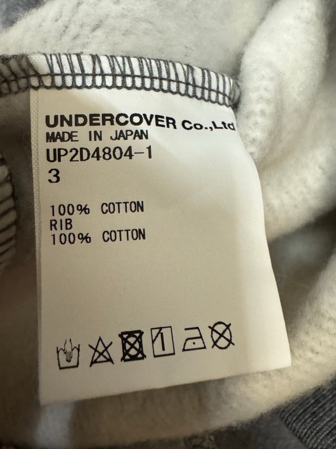 [3][L] 언더커버 와이어 체커 스웻 셔츠  24FW 상품이미지8