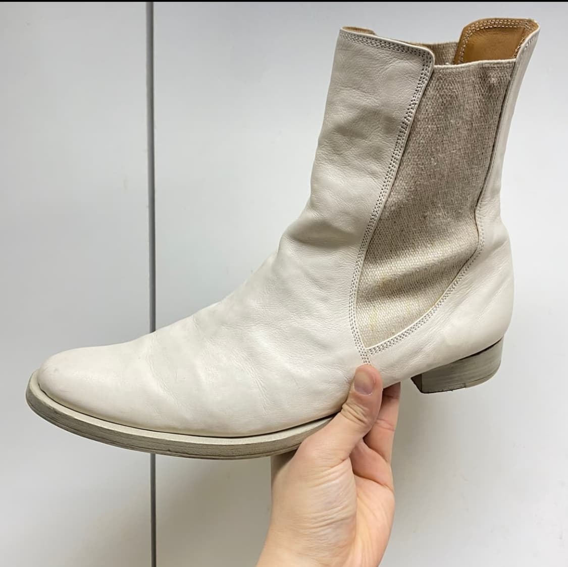 미하라야스히로 송아지 가죽 웨스턴 첼시 부츠 265 상품이미지1