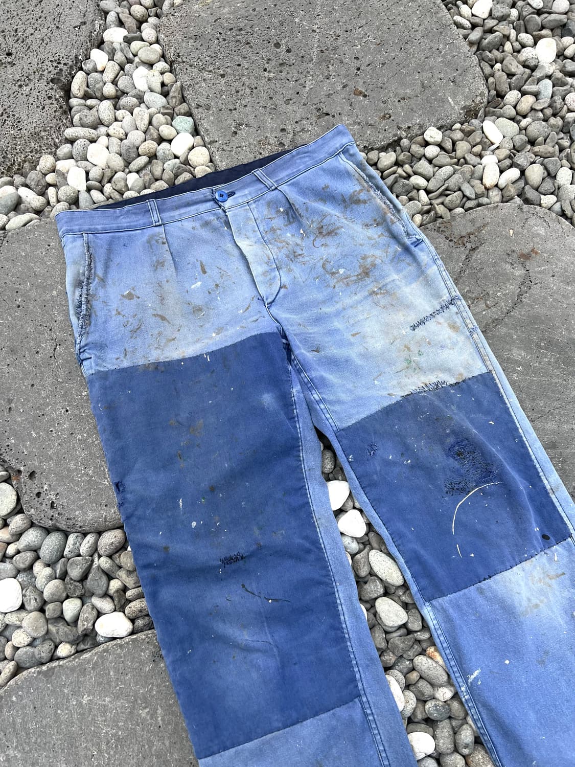 HARD FADED VINTAGE WASHING 패치워크프렌치워크팬츠 상품이미지6