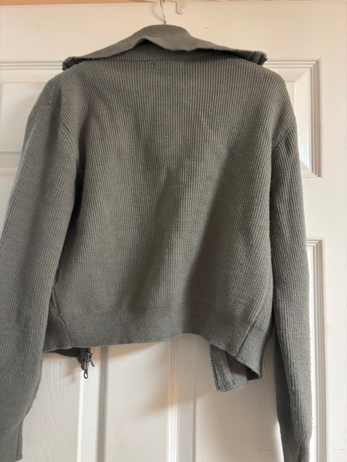 그로브 Pout cardigan 니트 집업 그레이 상품이미지4