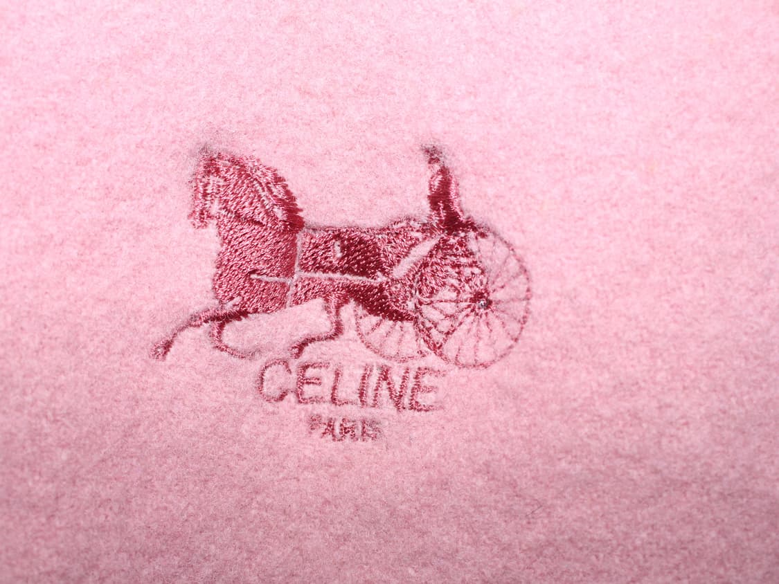 셀린느 울100% 핑크 머플러 상품이미지5