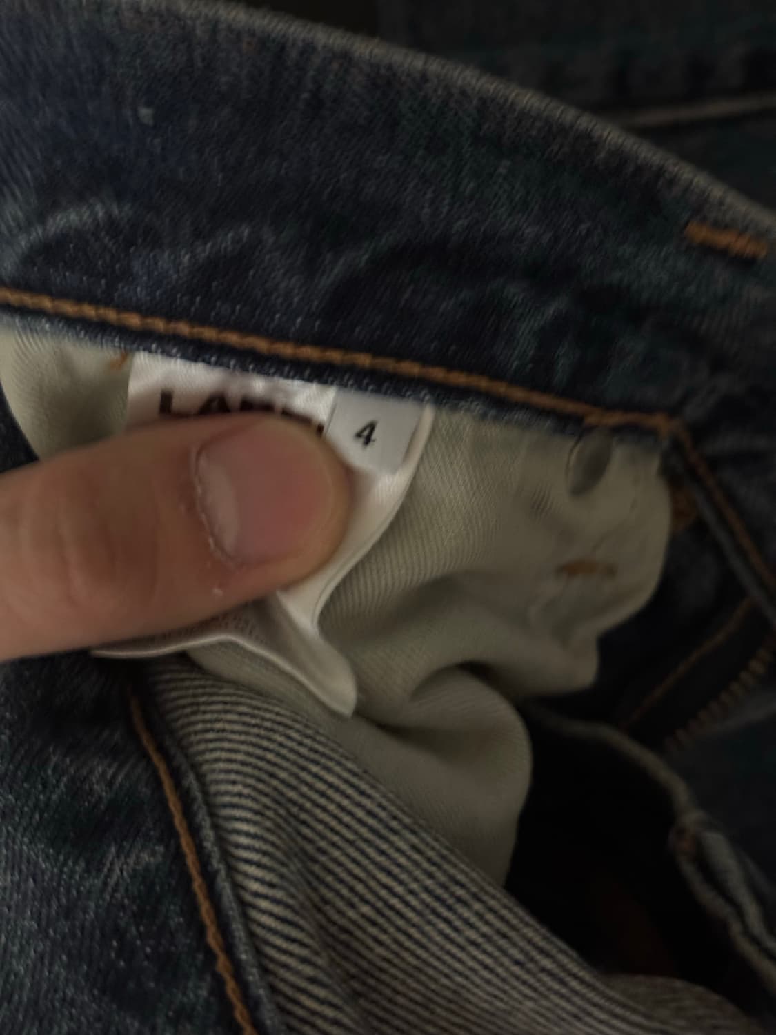 라벨아카이브 세미부츠컷 데님 팬츠 상품이미지2