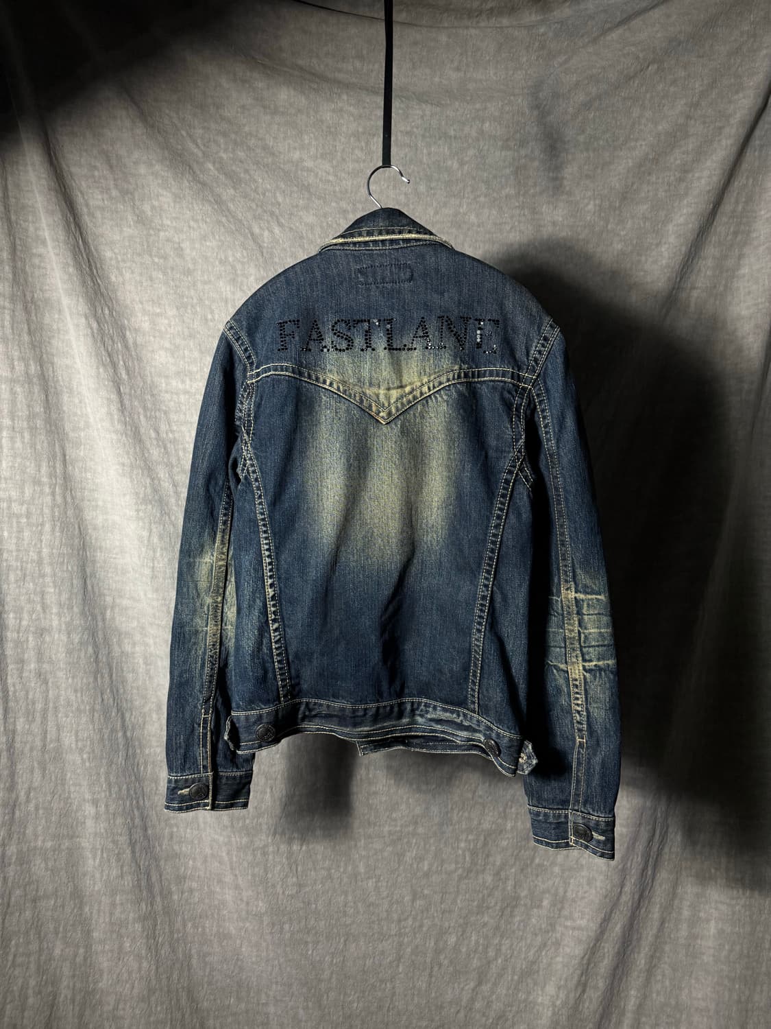 Xfrm “FASTLANE” Rhinestone Denim Jacket  상품이미지5