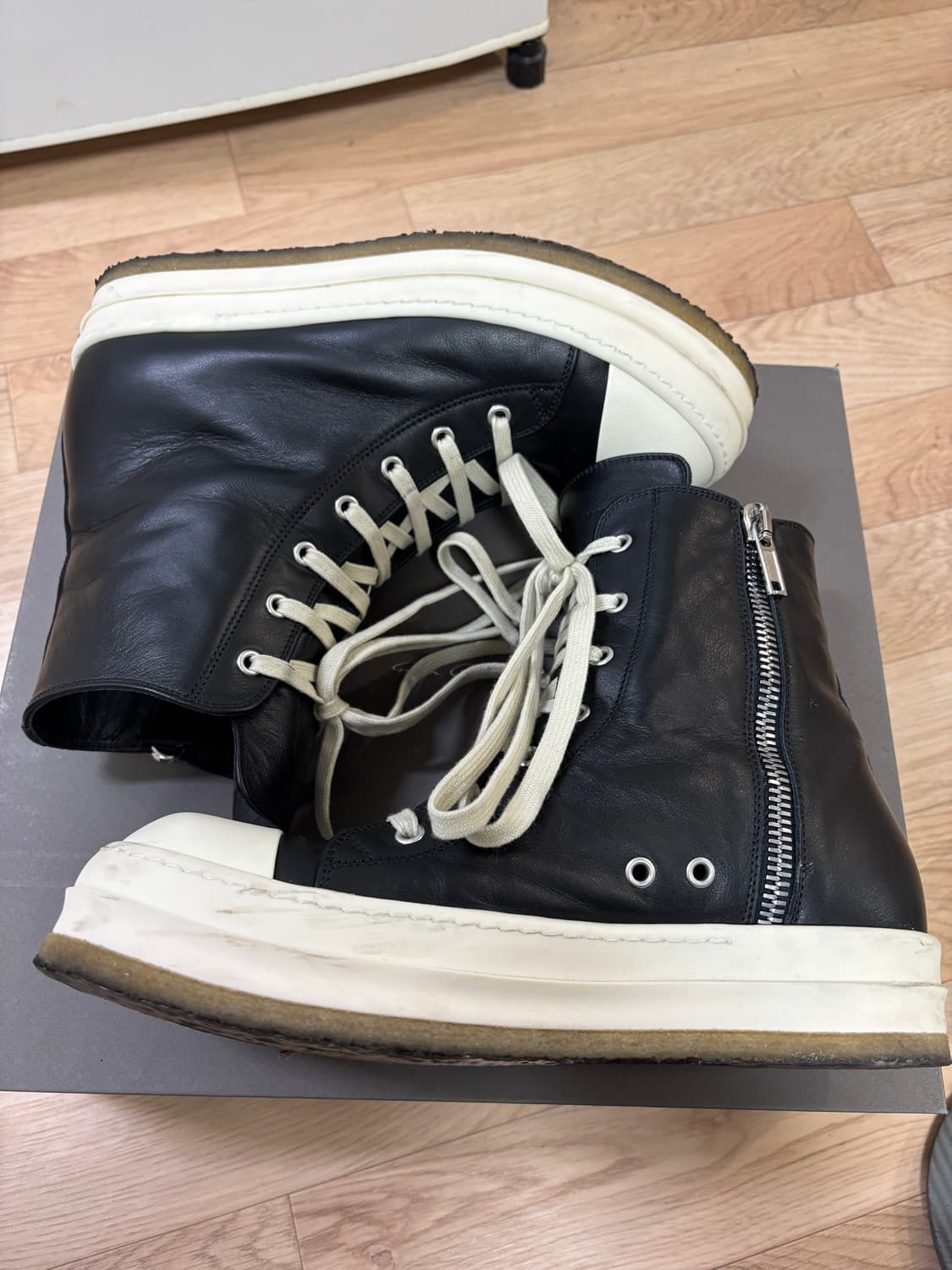 [42] 릭오웬스 25FW 라몬즈 하이 크레페솔 상품이미지4