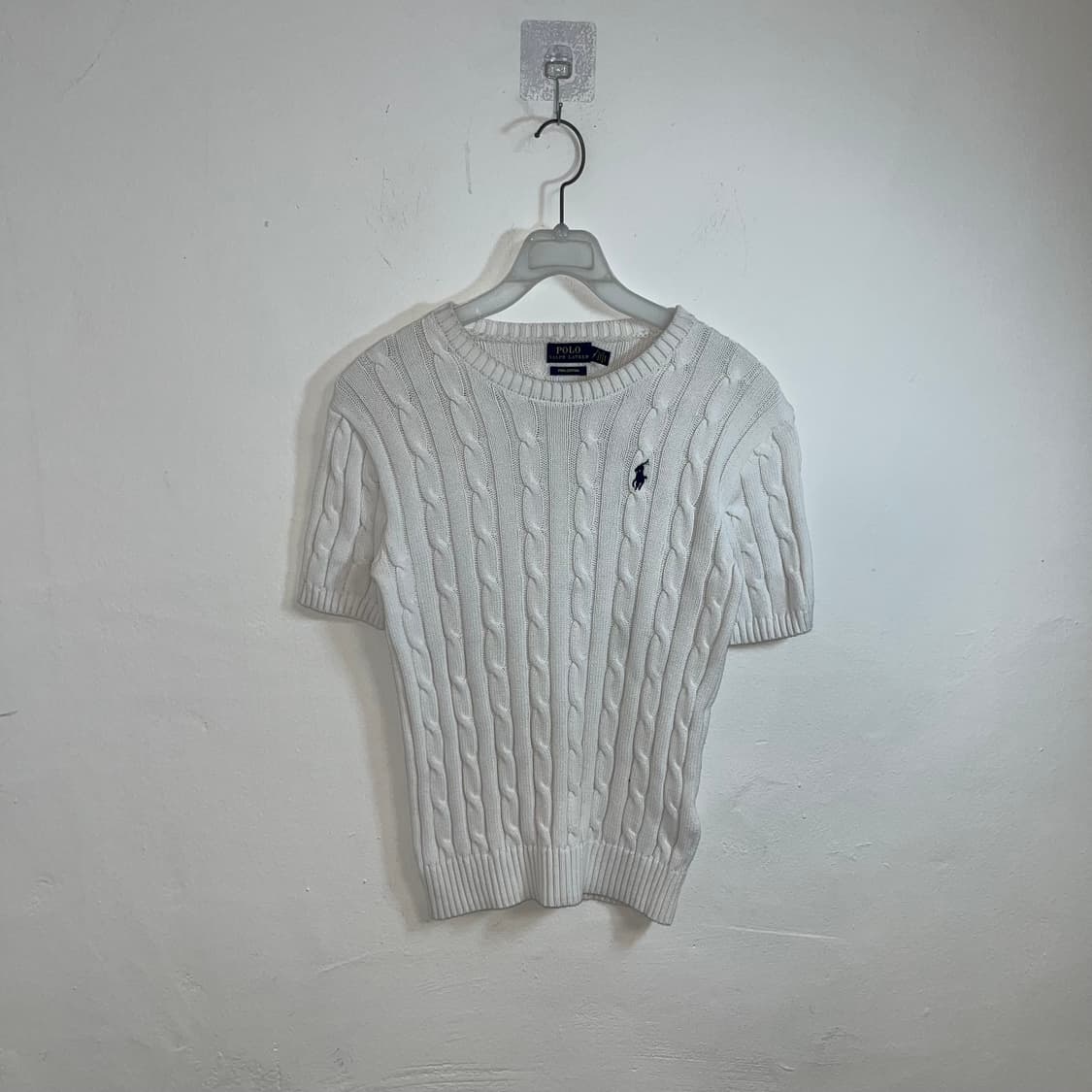 Polo Ralph Lauren White Cable Knit  상품이미지4