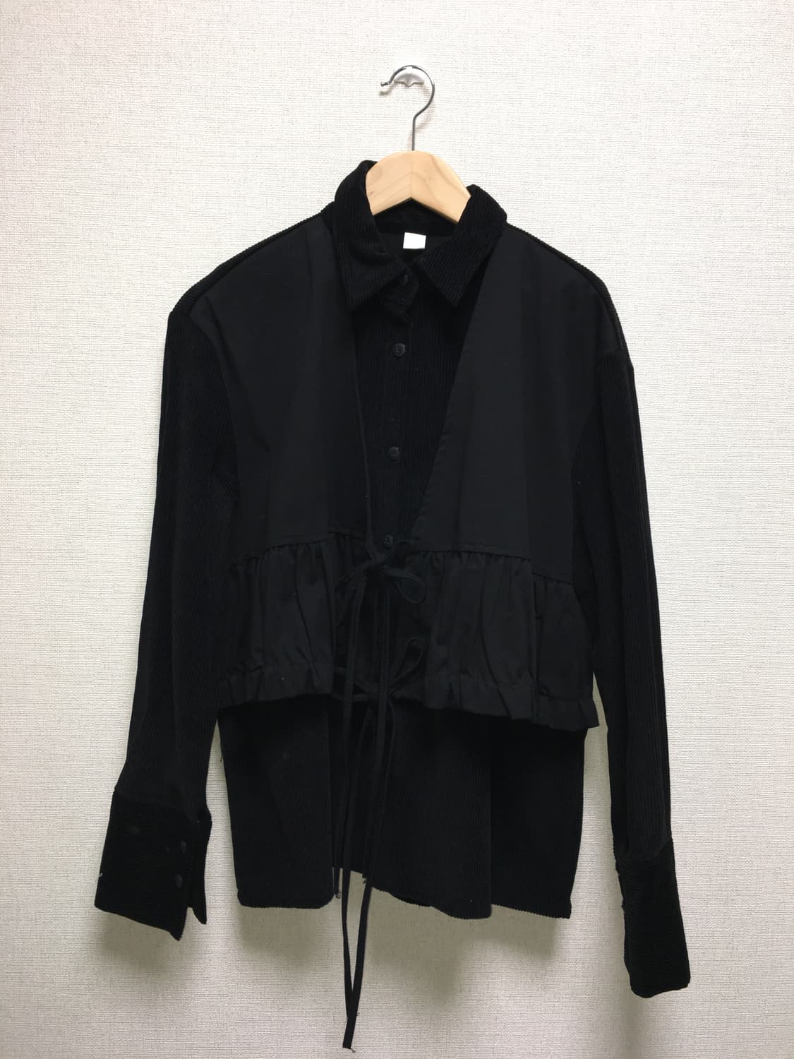 새상품 / 골덴 레이어드 셔츠  상품이미지1