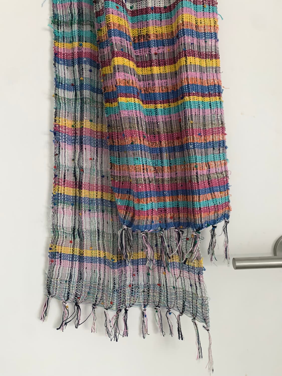 JPN vtg rainbow 머플러 상품이미지5