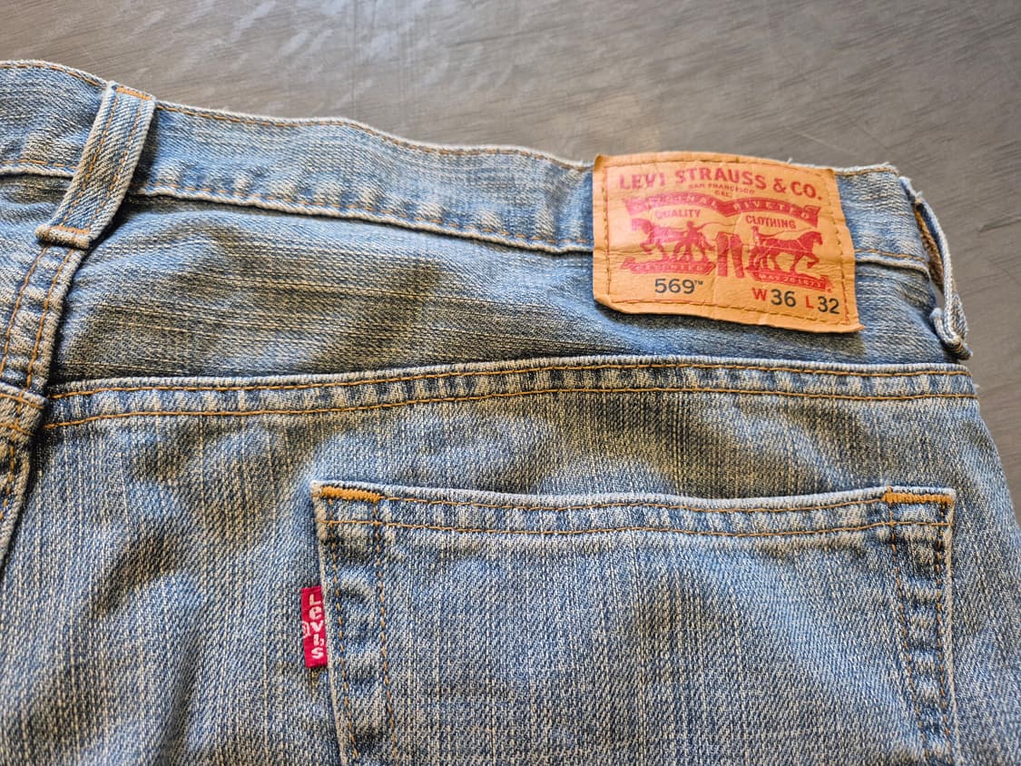 리바이스569 루즈 핏 데님 팬츠 상품이미지4