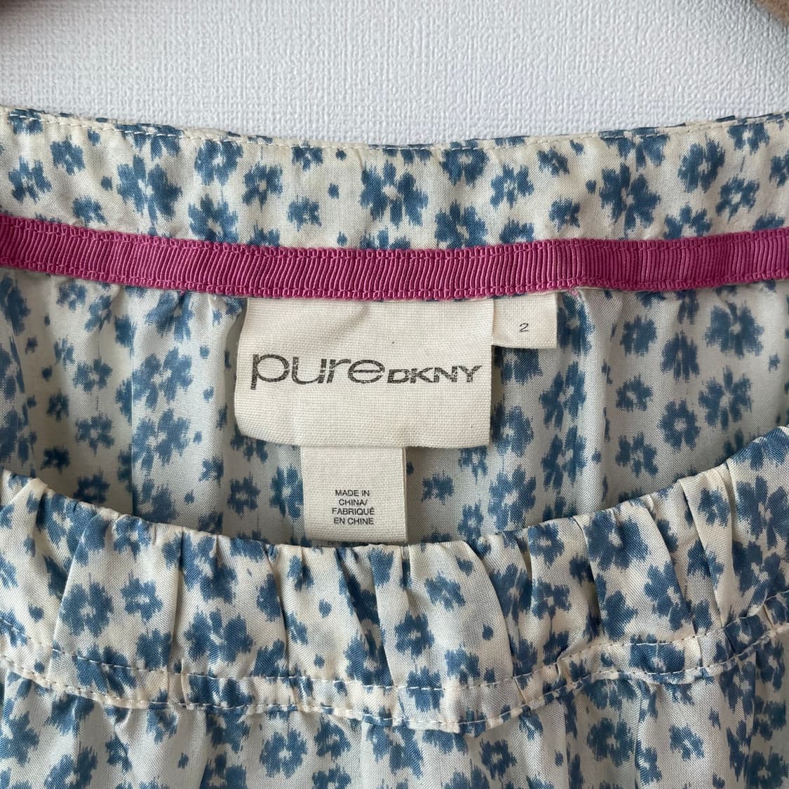 pure DKNY 실크 블라우스 원피스 55 상품이미지3