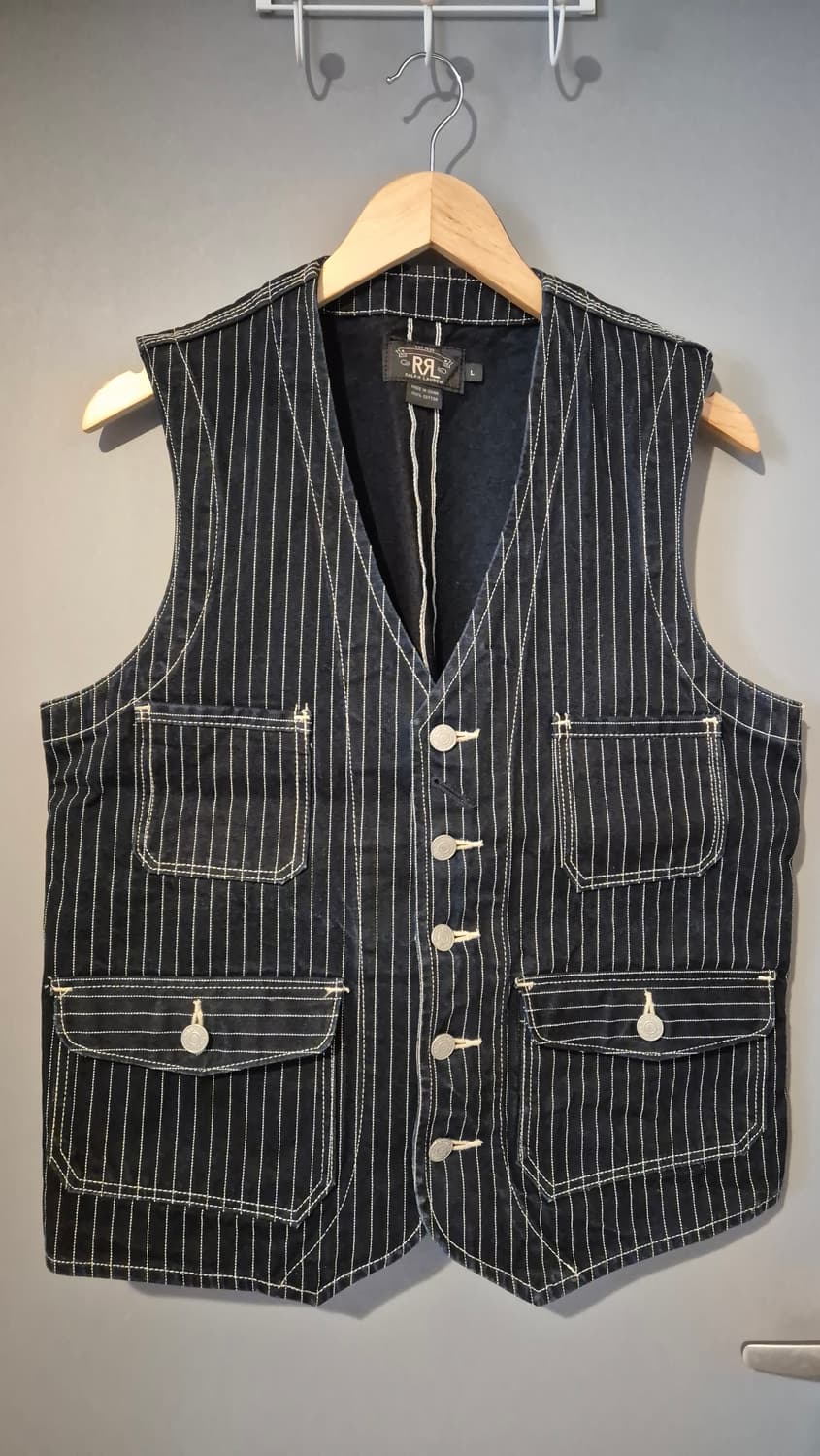 Rrl 더블알엘 와바시 베스트 L사이즈판매합니다 상품이미지1