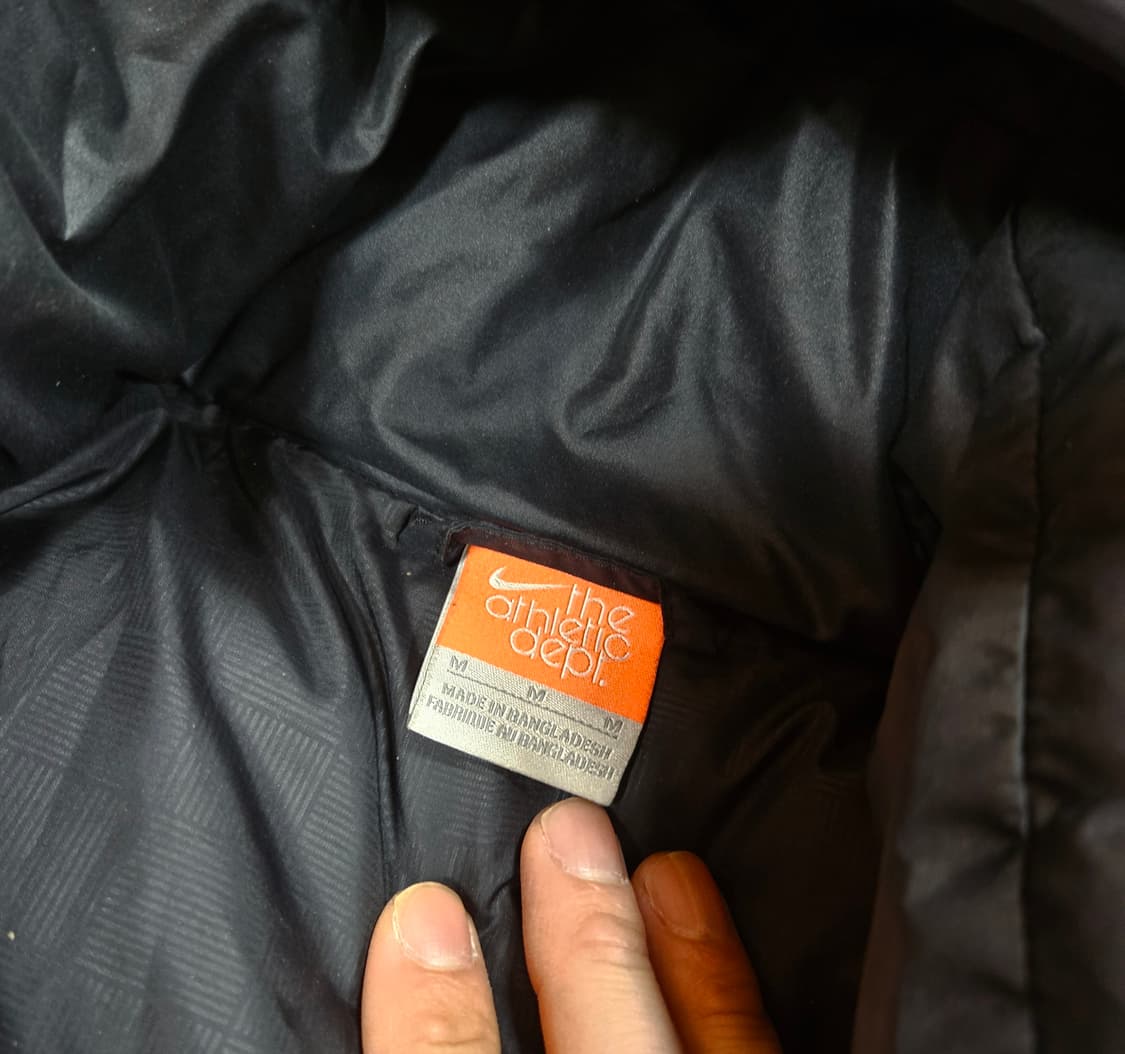 나이키(Nike) 덕다운 핑크 퍼플 배색 숏 패딩 M size 상품이미지5