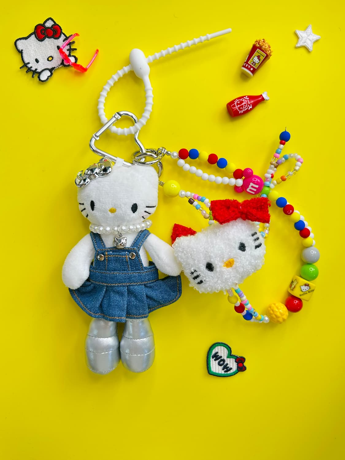  (24)롱다리키티 커스텀키링-데님원피스👗 상품이미지1