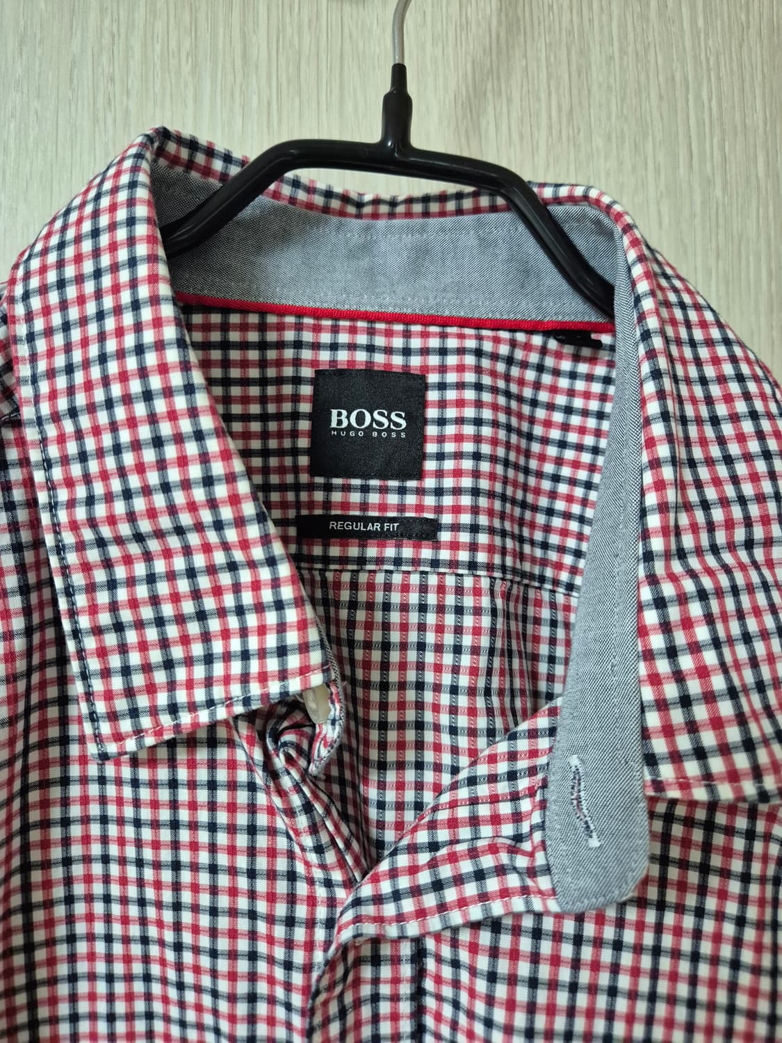 BOSS 휴고보스 체크 긴팔 셔츠 남방 라지 남성 상품이미지3