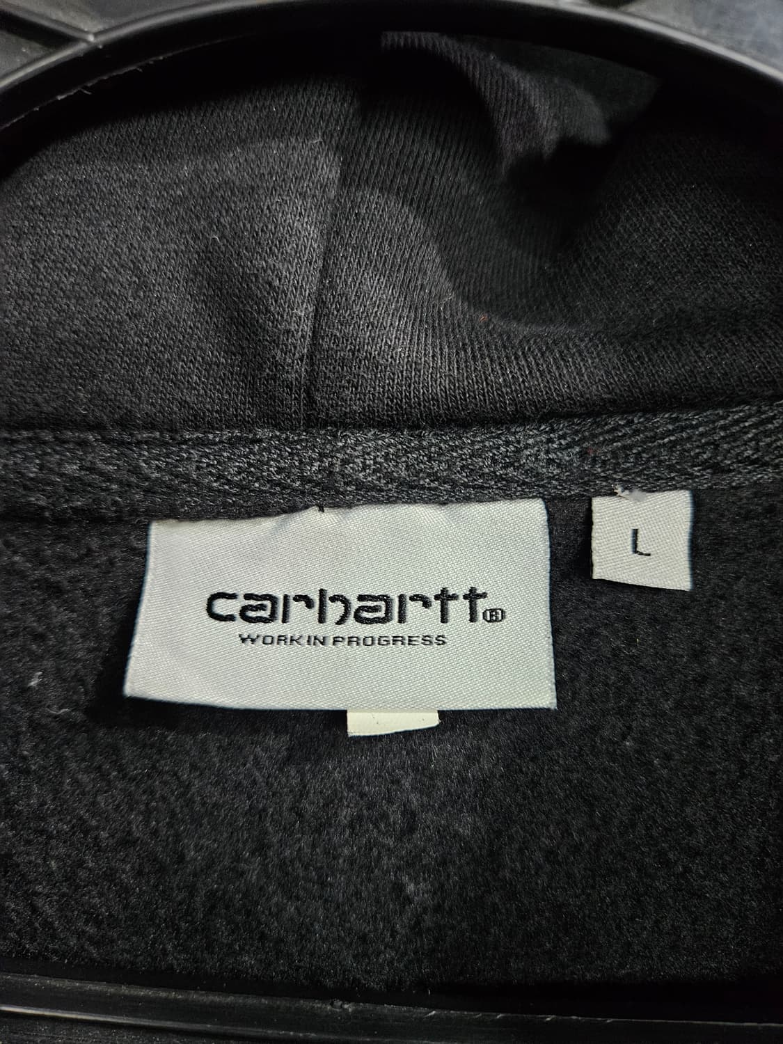 칼하트 차콜컬러 남성 100 기모 후드집업  상품이미지3