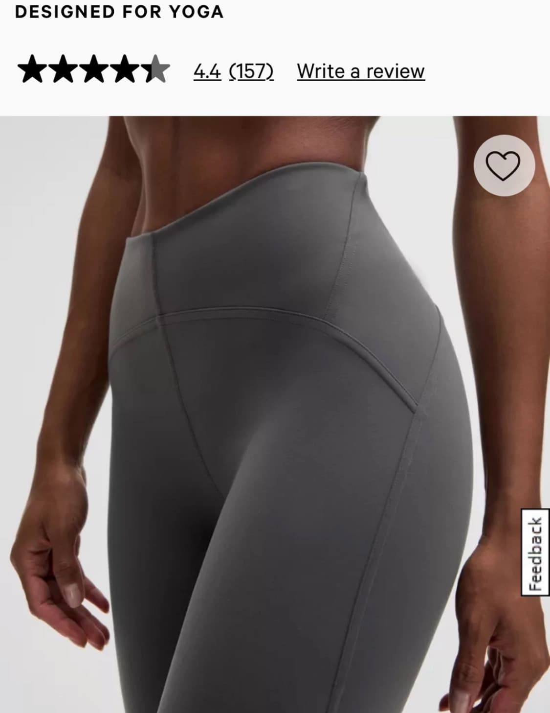 룰루레몬 인스틸 하이라이즈 24인치 아시아핏 레깅스 상품이미지4