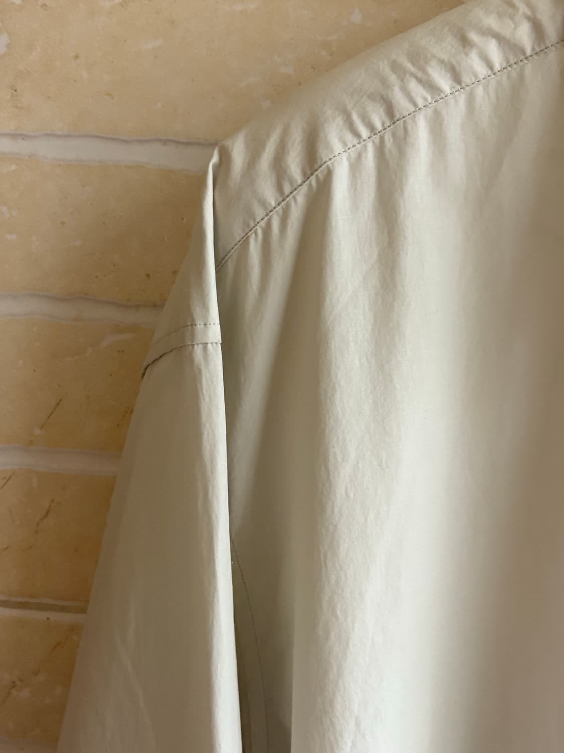 와기 - 아기택트 셔츠. 화이트 그레이 컬러 3사이즈 상품이미지5