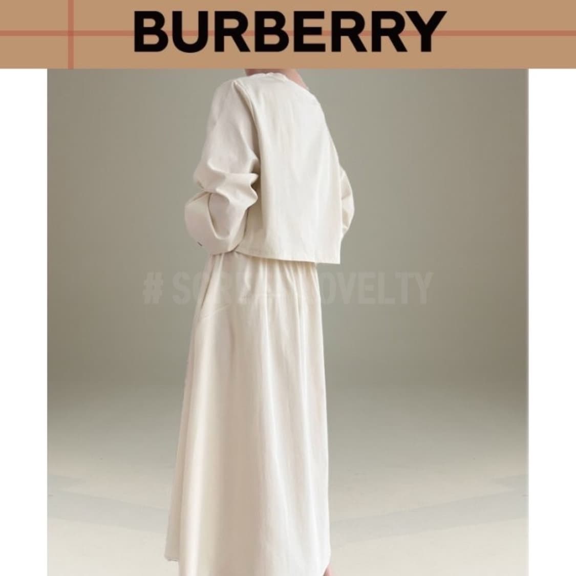 버버리 밴딩 원피스 상품이미지7