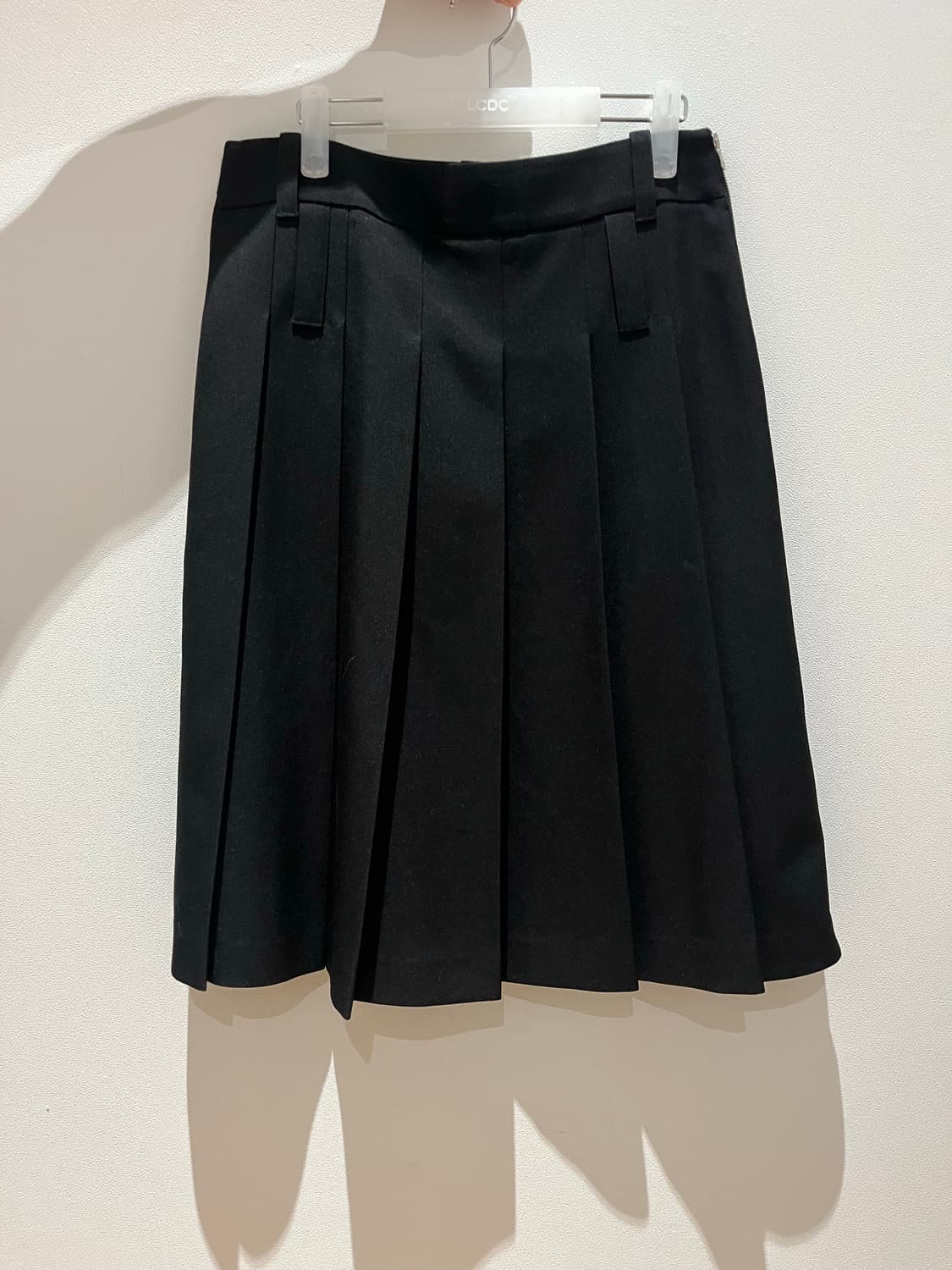 LCDC tm 엘씨디씨 플리츠 스커트 레이어드 스커트 블랙 상품이미지3