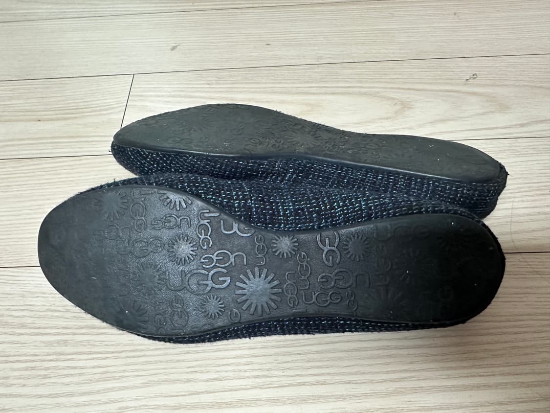 UGG 어그 정품 네이비 플랫슈즈  털단화 245-250 상품이미지3