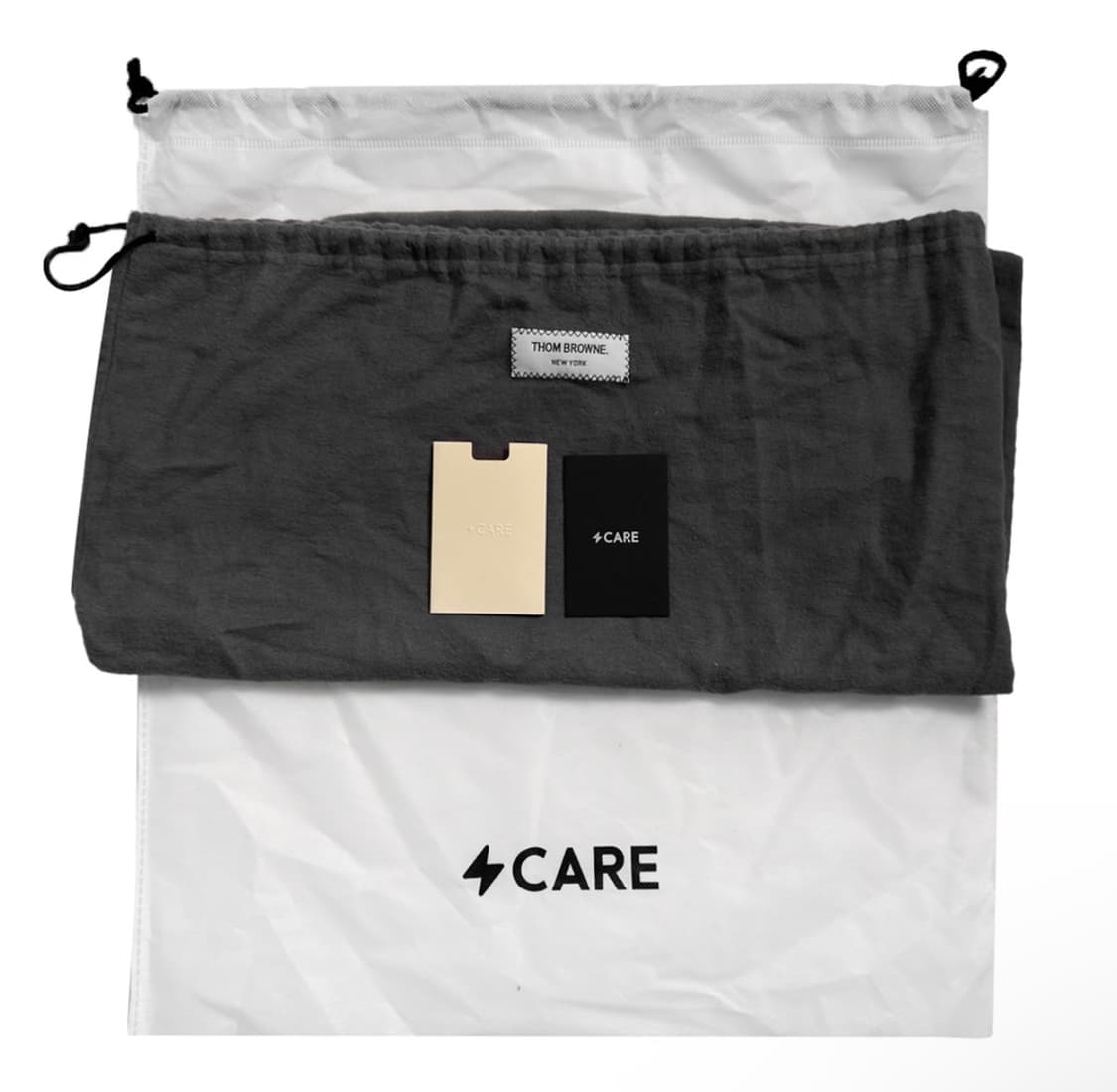 톰브라운 사선 완장 울 니트 스웨터 숄더백 크로스백 그레이 상품이미지10