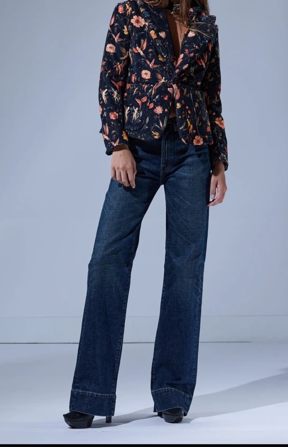 R13 25fw 와이드 레그 데님 진 30 상품이미지6