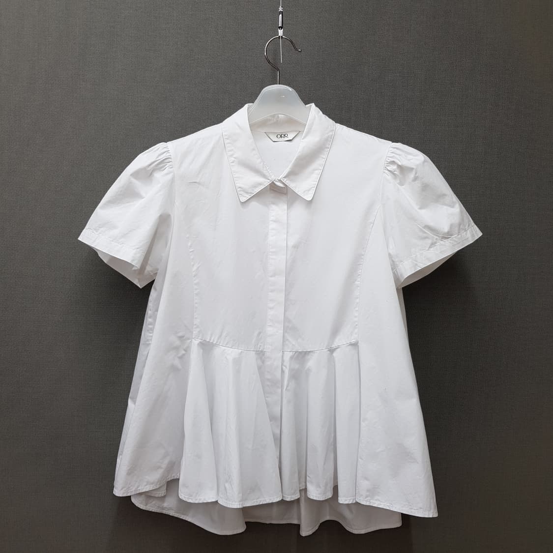 ORR 오르 퍼프 슬리브 플레어 블라우스 M사이즈 상품이미지2