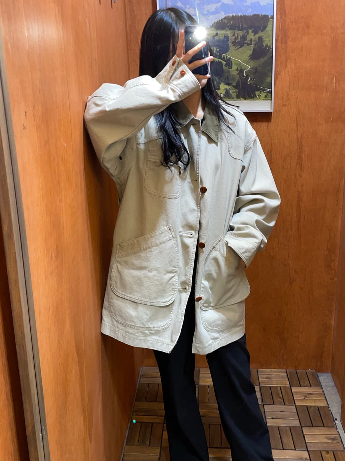 (M) 90s L.L.Bean 엘엘빈 헌팅 자켓 상품이미지1