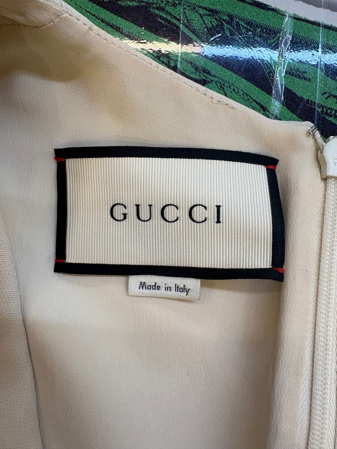 구찌 러플 디테일 실크 원피스 상품이미지3