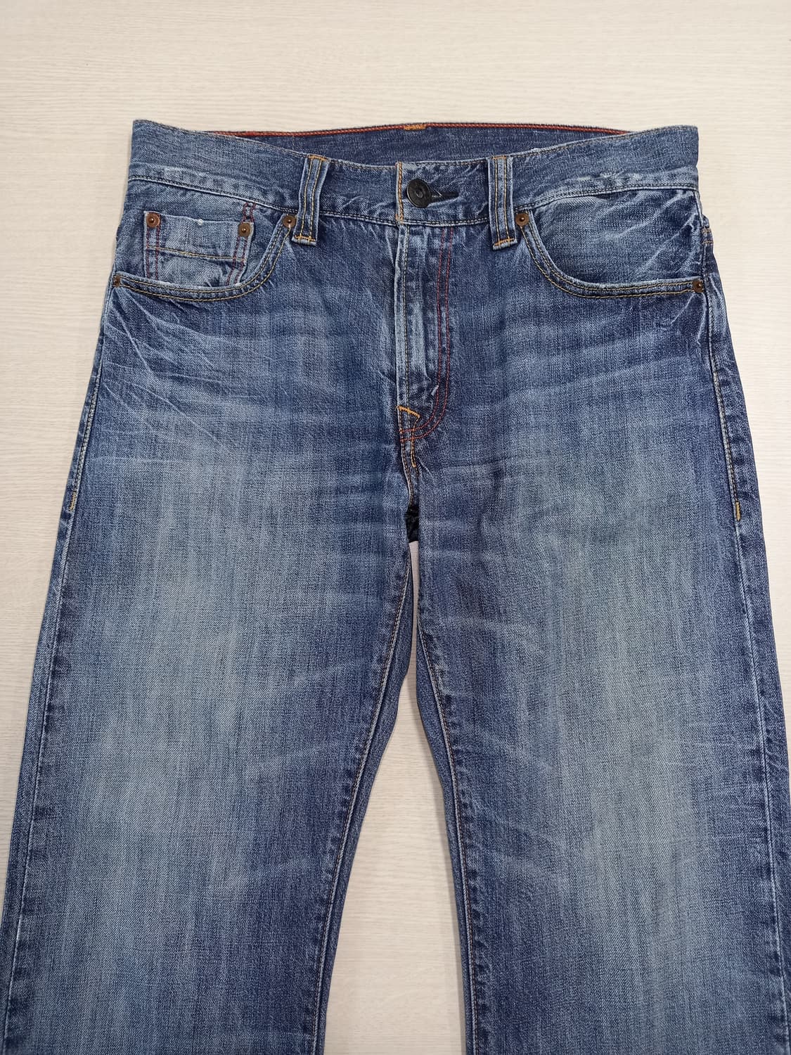 31 리바이스523 Primium 워싱 일자진 31-472 상품이미지3