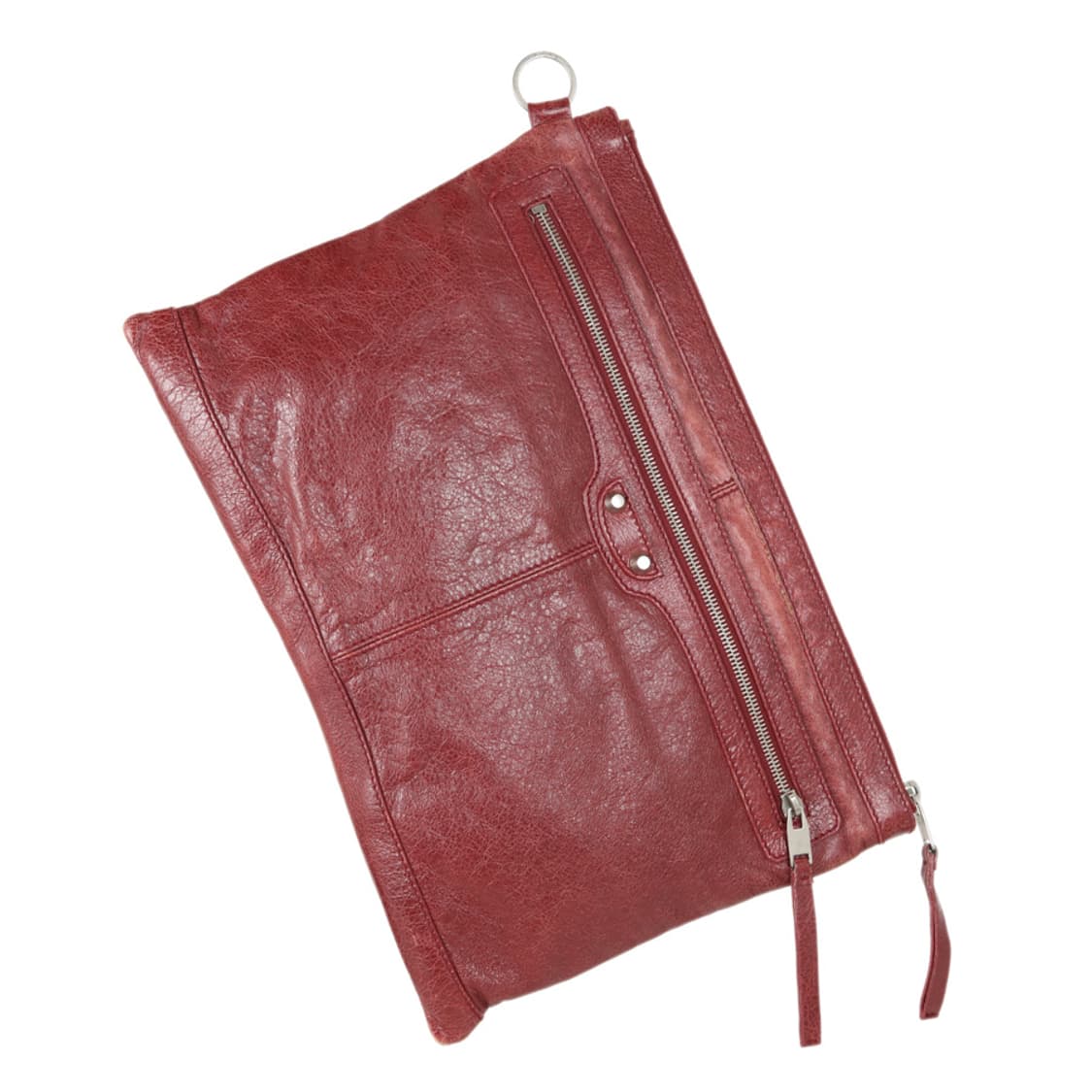 발렌시아가 클립 클러치 라지 273023 버건디 파우치 상품이미지10