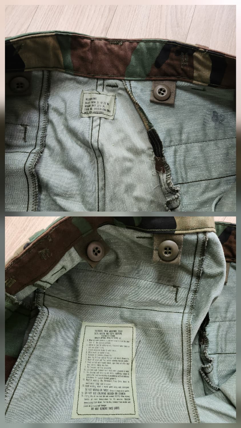 미군 우드랜드 M65팬츠(M/L 상품이미지10