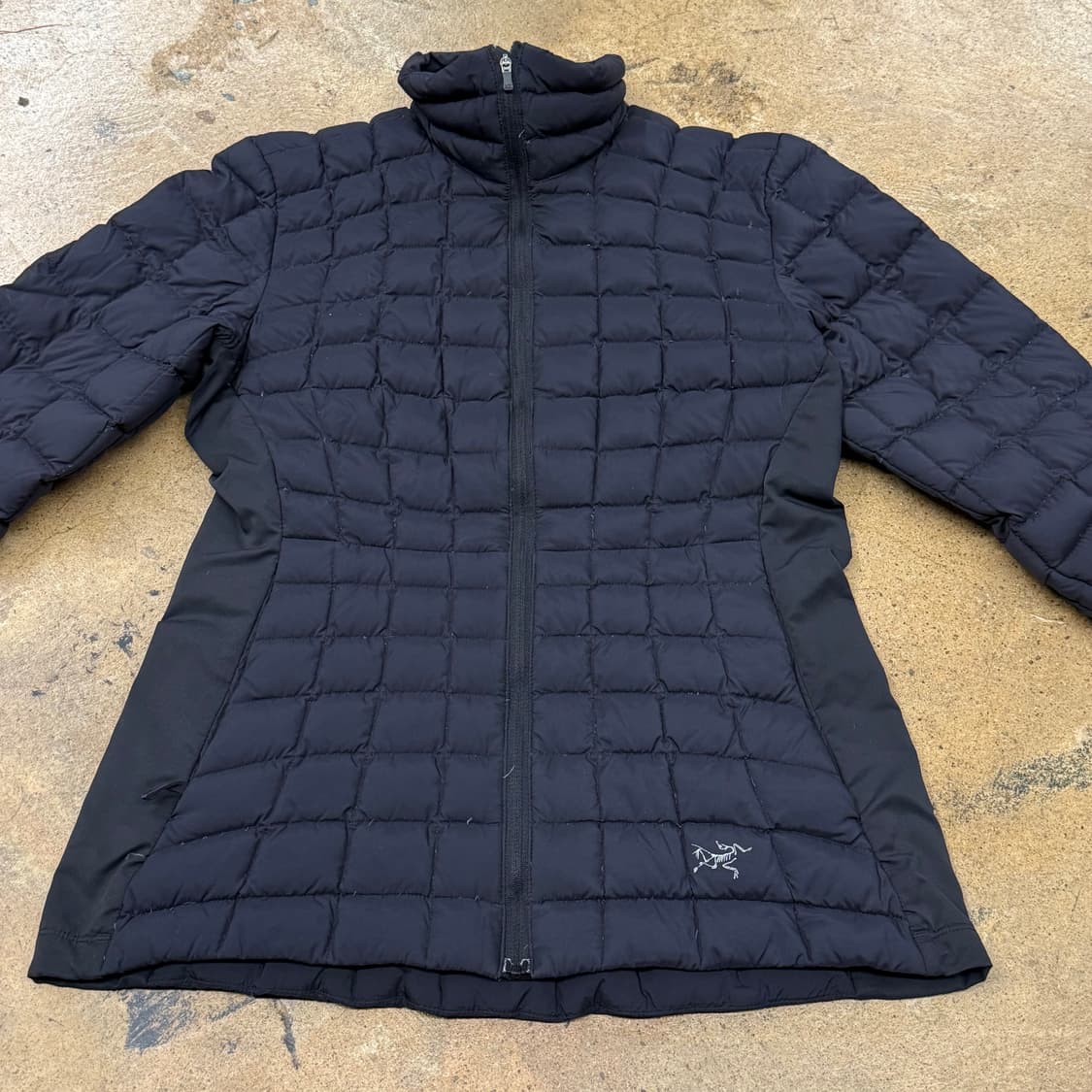 [정품/S] 아크테릭스 블랙 퀼팅 패딩 점퍼 b19 상품이미지3