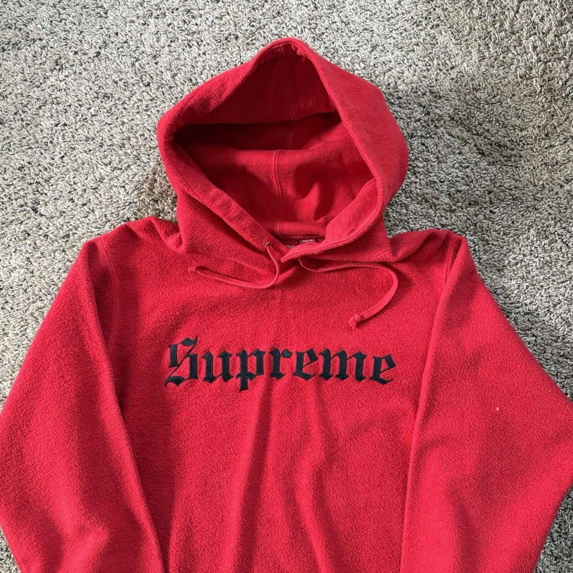 16FW 슈프림 리버스 플리스 후드티 상품이미지2