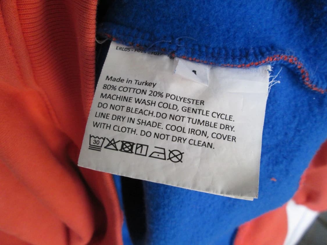 ERL 이알엘 스와이프 플리스 후디 블루 오렌지 상품이미지7