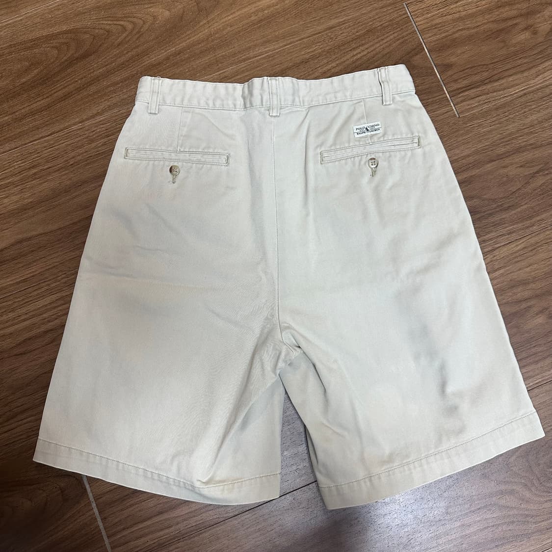 90s 빈티지 폴로랄프로렌 투플리츠 테일러쇼츠 반바지 치노팬츠 상품이미지3