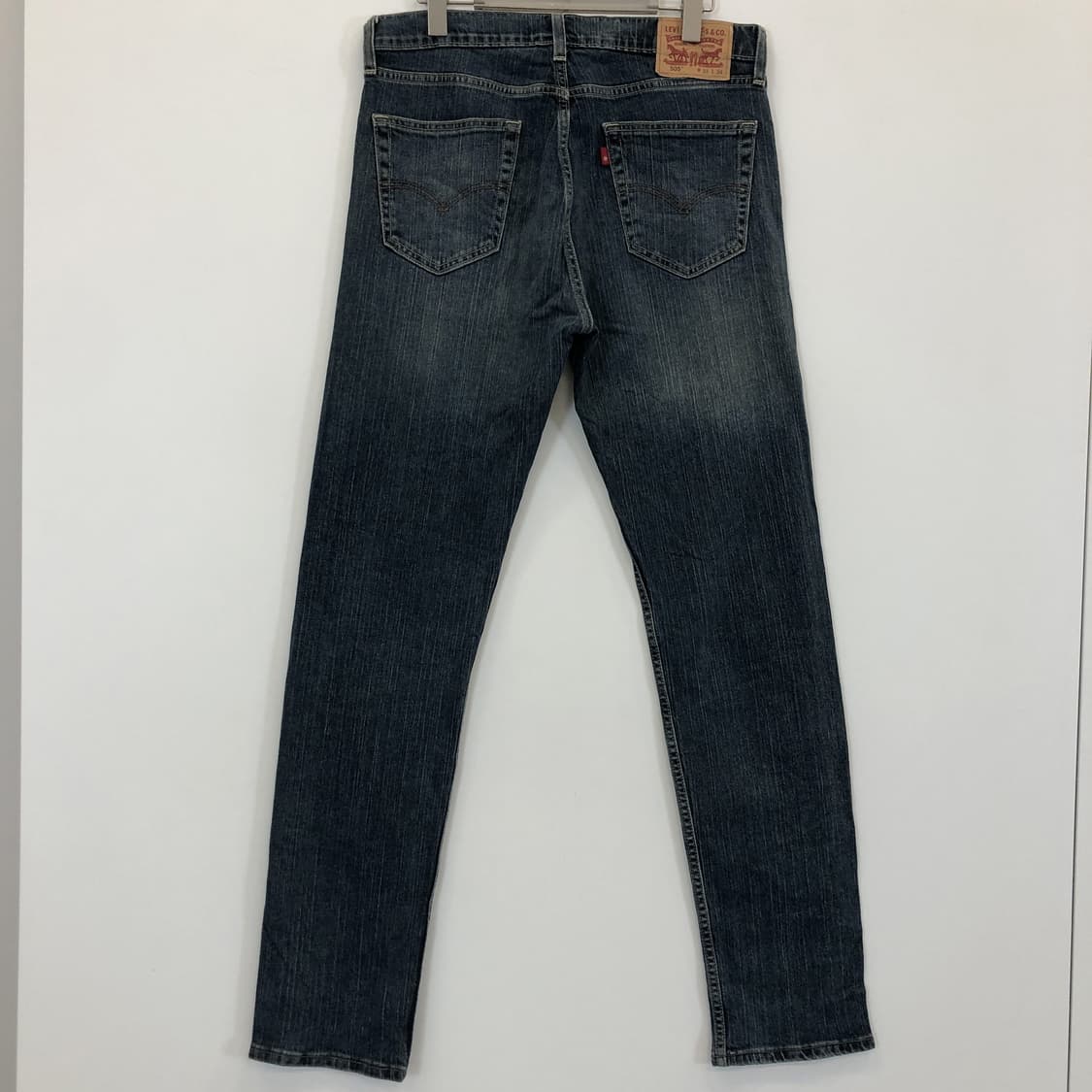 리바이스 505 블랭크탭 데님진 33 인치 상품이미지3