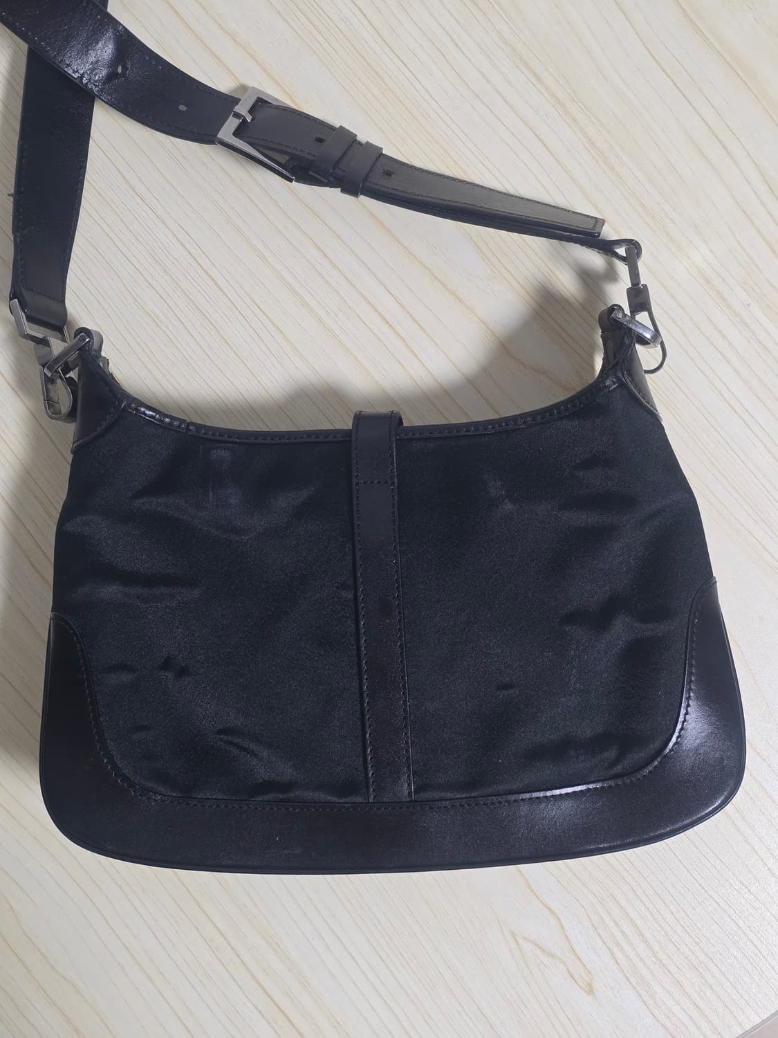 구찌 나일론 빈티지 재키백 블랙  상품이미지6