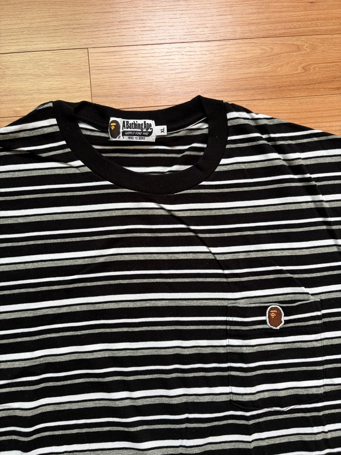 [XL] 베이프 에이프 헤드 원 포인트 릴렉스 핏 티셔 상품이미지2